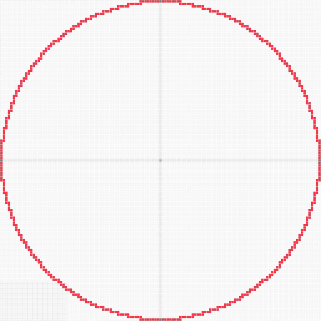 129x129 Big Circle Minecraft