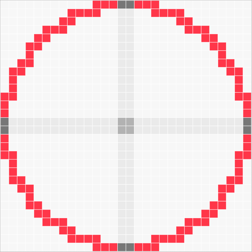 30x30 Circle Minecraft