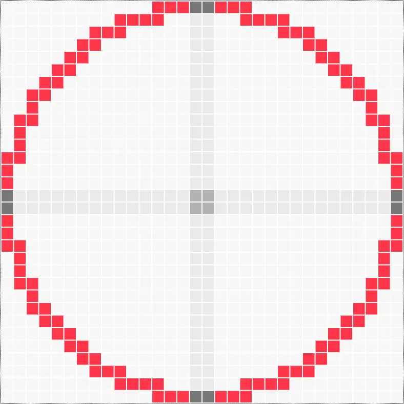 32x32 Circle Minecraft