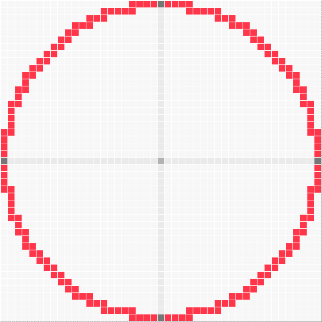 45x45 Circle Minecraft